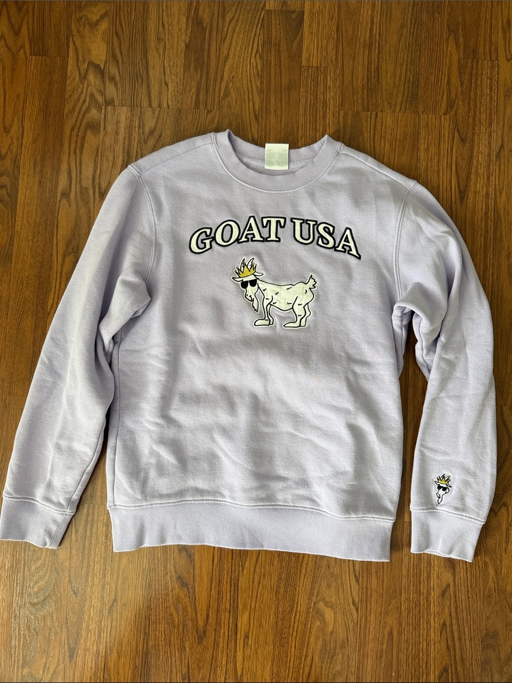 Women’s size small GOAT USA Crewneck Sweatshirt